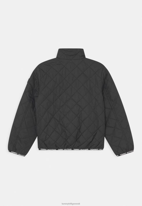 köites tepitud hele jope RJV628451 must Tommy Hilfiger