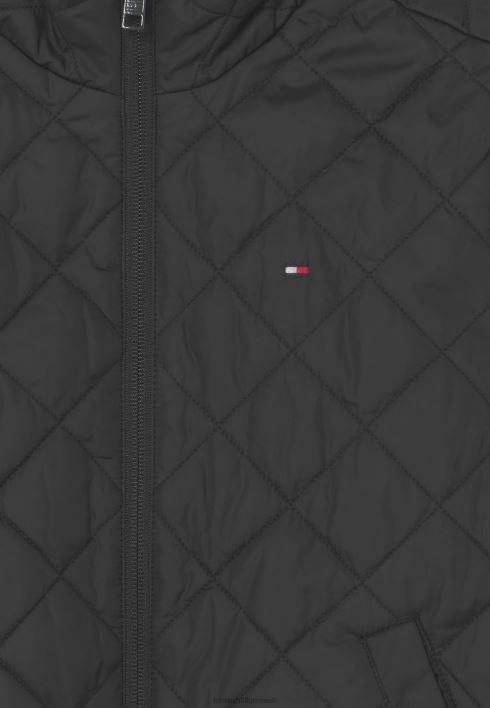 köites tepitud hele jope RJV628451 must Tommy Hilfiger