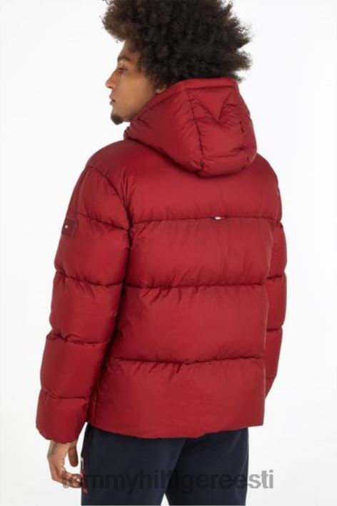 kõrge loft-puffer jope RJV623377 punane Tommy Hilfiger