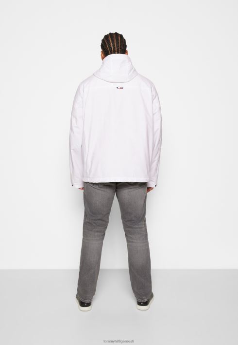 kapuutsiga jakk suve jope RJV626387 optika valge Tommy Hilfiger
