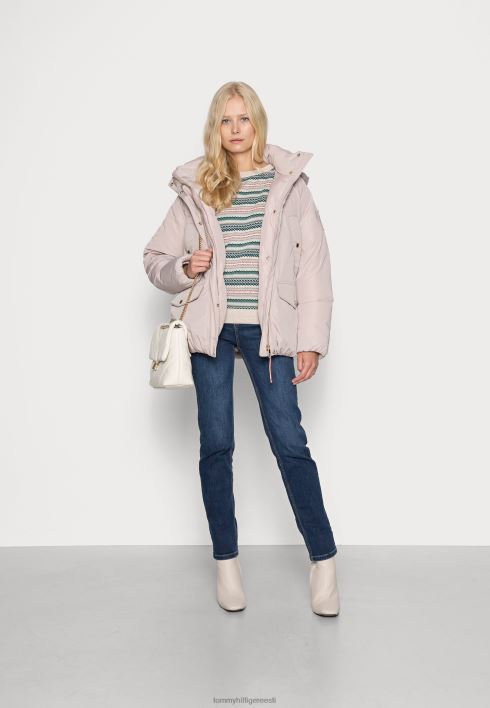 kapuutsiga puff jope sulejope RJV626306 tasakaalustatud beež Tommy Hilfiger