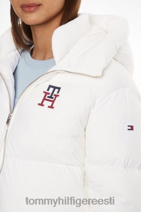 monogrammi märgiga sulejope RJV623643 valge Tommy Hilfiger