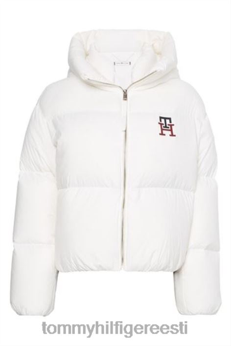 monogrammi märgiga sulejope RJV623643 valge Tommy Hilfiger