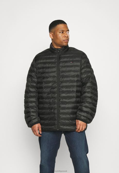 pakitav ringjakk kerge jope RJV628827 must Tommy Hilfiger