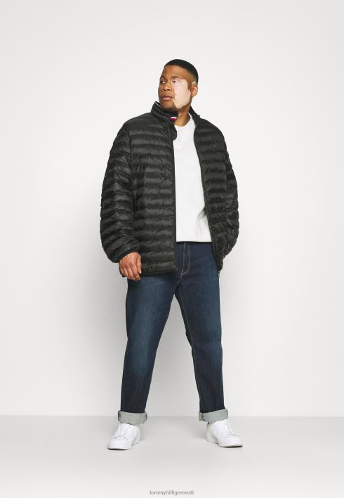 pakitav ringjakk kerge jope RJV628827 must Tommy Hilfiger