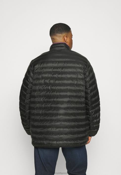 pakitav ringjakk kerge jope RJV628827 must Tommy Hilfiger