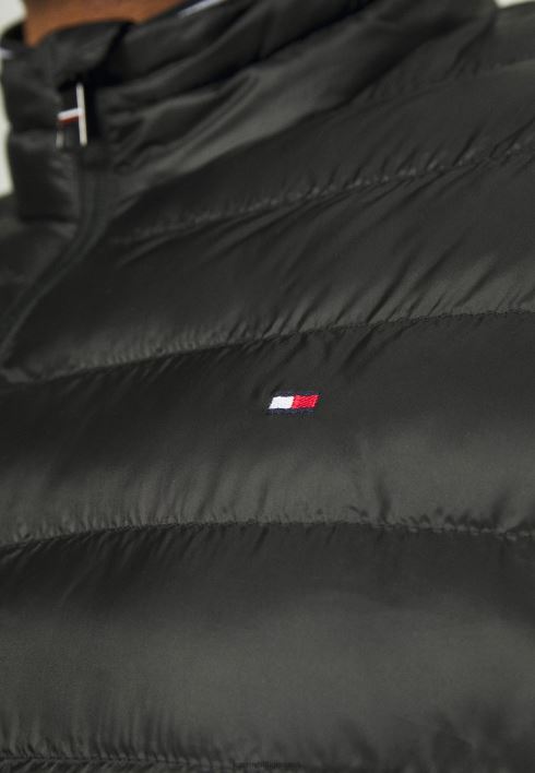 pakitav ringjakk kerge jope RJV628827 must Tommy Hilfiger