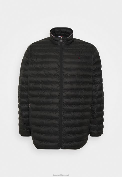 pakitav ringjakk kerge jope RJV628827 must Tommy Hilfiger