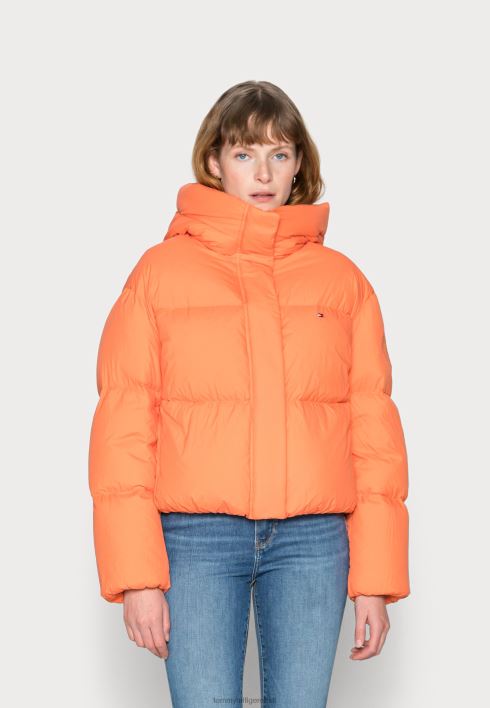 puffer jope sulejope RJV628703 oranž Tommy Hilfiger