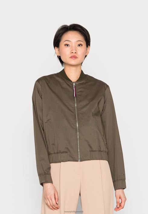 satiinist bomber jope RJV626112 armee roheline Tommy Hilfiger