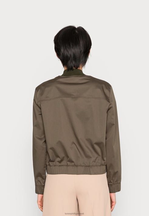 satiinist bomber jope RJV626112 armee roheline Tommy Hilfiger