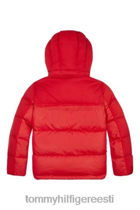 segatud jope RJV623134 punane Tommy Hilfiger