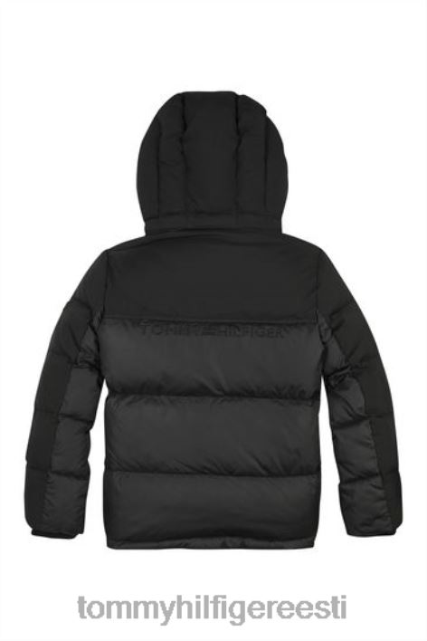 segatud jope RJV623729 must Tommy Hilfiger