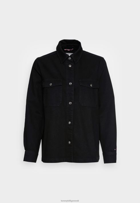 shacket teksajakk RJV628387 must Tommy Hilfiger