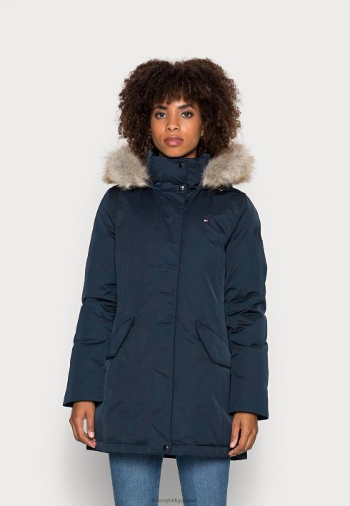 sorona polsterdatud talvejope RJV628638 kõrbe taevas Tommy Hilfiger