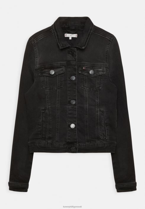 tavaline trucker teksajakk RJV626270 mustaks kasutatud Tommy Hilfiger