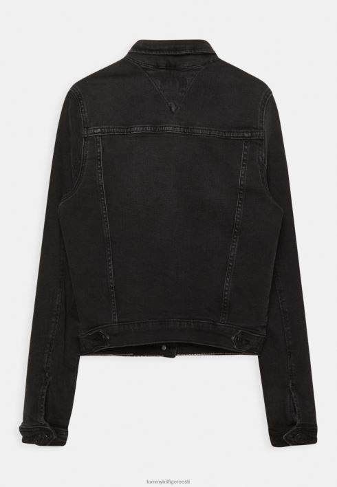 tavaline trucker teksajakk RJV626270 mustaks kasutatud Tommy Hilfiger