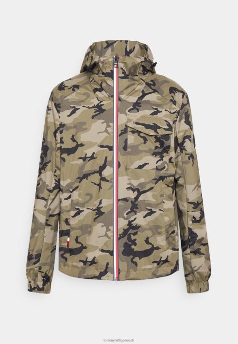 tech kapuutsiga camo suvejope RJV625844 oliiv Tommy Hilfiger