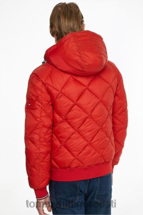 teemanttepitud jakk RJV623572 punane Tommy Hilfiger