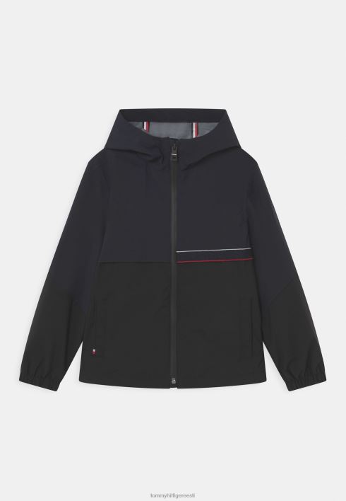 tehniline lint kerge jope RJV628800 kõrbetaevas/must Tommy Hilfiger