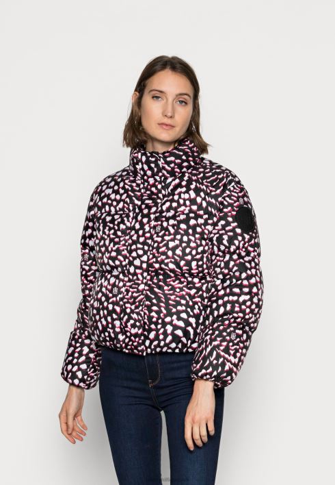 trükitud puffer jope sulejope RJV626298 punane/valge/must Tommy Hilfiger