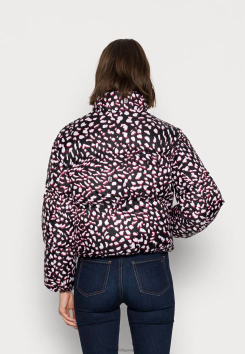 trükitud puffer jope sulejope RJV626298 punane/valge/must Tommy Hilfiger