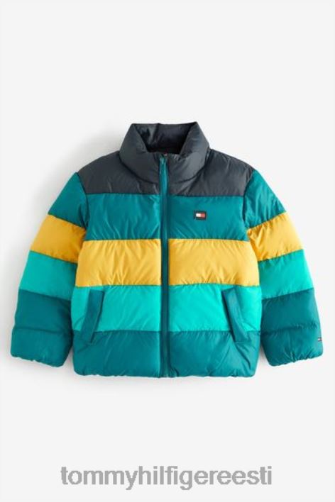 triibuline puhvis jope RJV623468 sinine Tommy Hilfiger