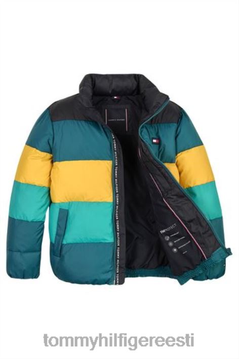 triibuline puhvis jope RJV623468 sinine Tommy Hilfiger