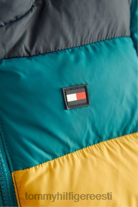 triibuline puhvis jope RJV623468 sinine Tommy Hilfiger