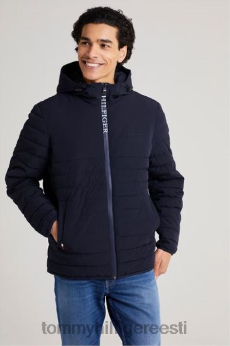 veniv kapuutsiga jope RJV622984 sinine Tommy Hilfiger