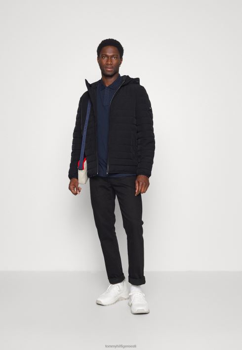 veniv kapuutsiga jope talvejope RJV623940 must Tommy Hilfiger