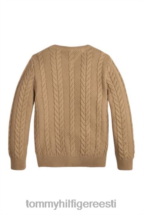 hädavajalik kaabliga kootud kampsun RJV622982 pruun Tommy Hilfiger