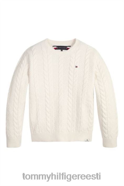 hädavajalik kaabliga kootud kampsun RJV623090 kreem Tommy Hilfiger