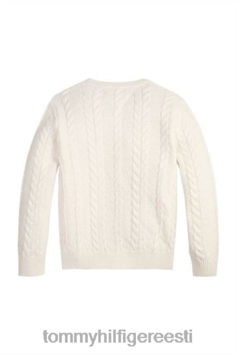 hädavajalik kaabliga kootud kampsun RJV623090 kreem Tommy Hilfiger