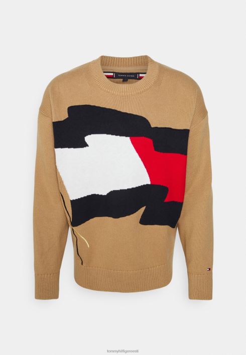 lainelise lipuga kampsun kampsun RJV628221 korv pruun Tommy Hilfiger