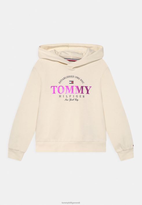 fooliumiga graafiline kapuutsiga kapuuts RJV625610 elevandiluust kroonleht Tommy Hilfiger