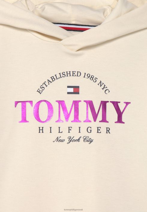 fooliumiga graafiline kapuutsiga kapuuts RJV625610 elevandiluust kroonleht Tommy Hilfiger