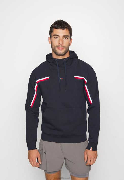 globaalne triibuline kapuuts RJV624483 kõrbe taevas Tommy Hilfiger