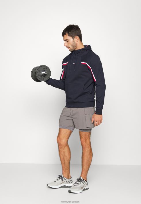 globaalne triibuline kapuuts RJV624483 kõrbe taevas Tommy Hilfiger