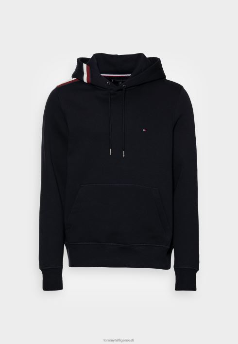 globaalse triibuga kapuuts RJV623954 kõrbe taevas Tommy Hilfiger