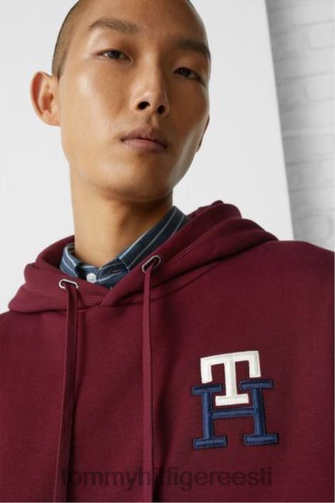 hädavajalik monogramm kapuuts RJV623646 punane Tommy Hilfiger