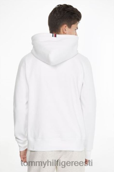 hädavajalik monogramm kapuuts RJV623647 valge Tommy Hilfiger