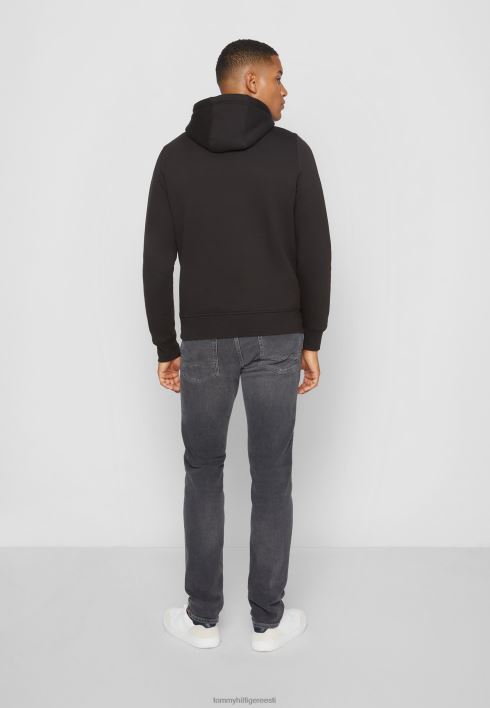 logoga kapuutsiga kapuuts RJV623929 must Tommy Hilfiger