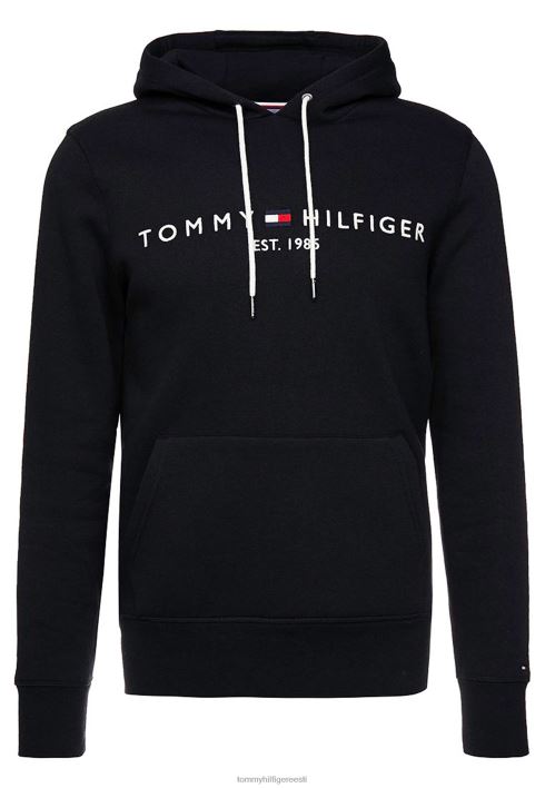 logoga kapuutsiga kapuuts RJV623929 must Tommy Hilfiger