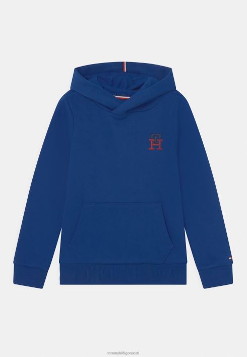 monogramm hoodie unisex kapuuts RJV625420 julge sinine Tommy Hilfiger