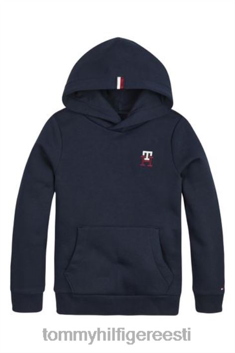 monogrammiga kapuuts RJV623473 sinine Tommy Hilfiger