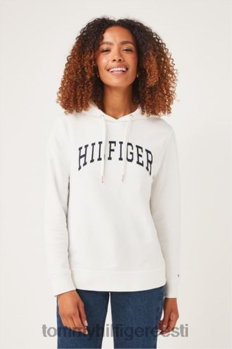naturaalne ülikooli kapuuts RJV623738 valge Tommy Hilfiger