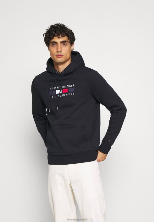 nelja lipuga hoodie hoodie RJV627639 kõrbe taevas Tommy Hilfiger