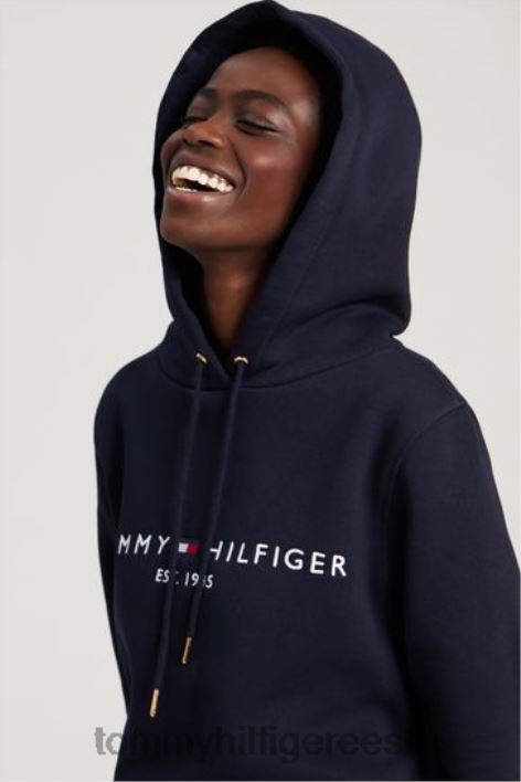 pärandi logoga kapuuts RJV623014 valge Tommy Hilfiger