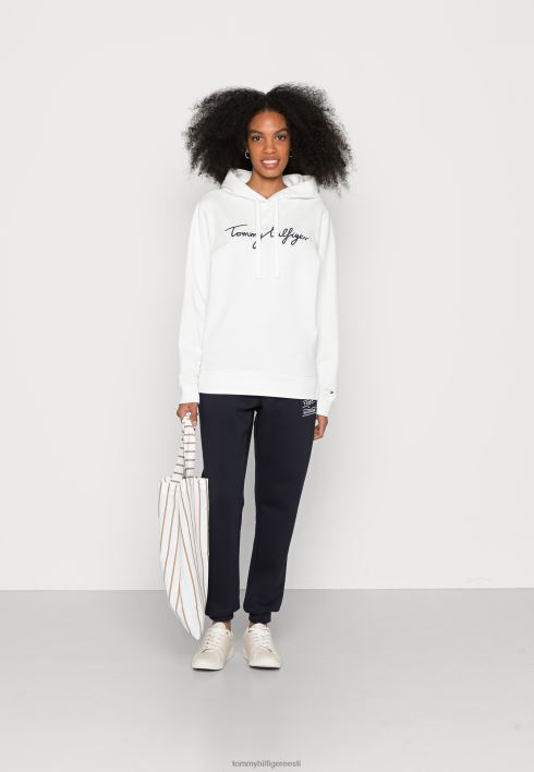 script hoodie hoodie RJV623839 ekru Tommy Hilfiger